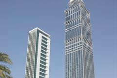Dubai Sheikh Zayed Road 06 Capricorn Tower and The Tower.JPG